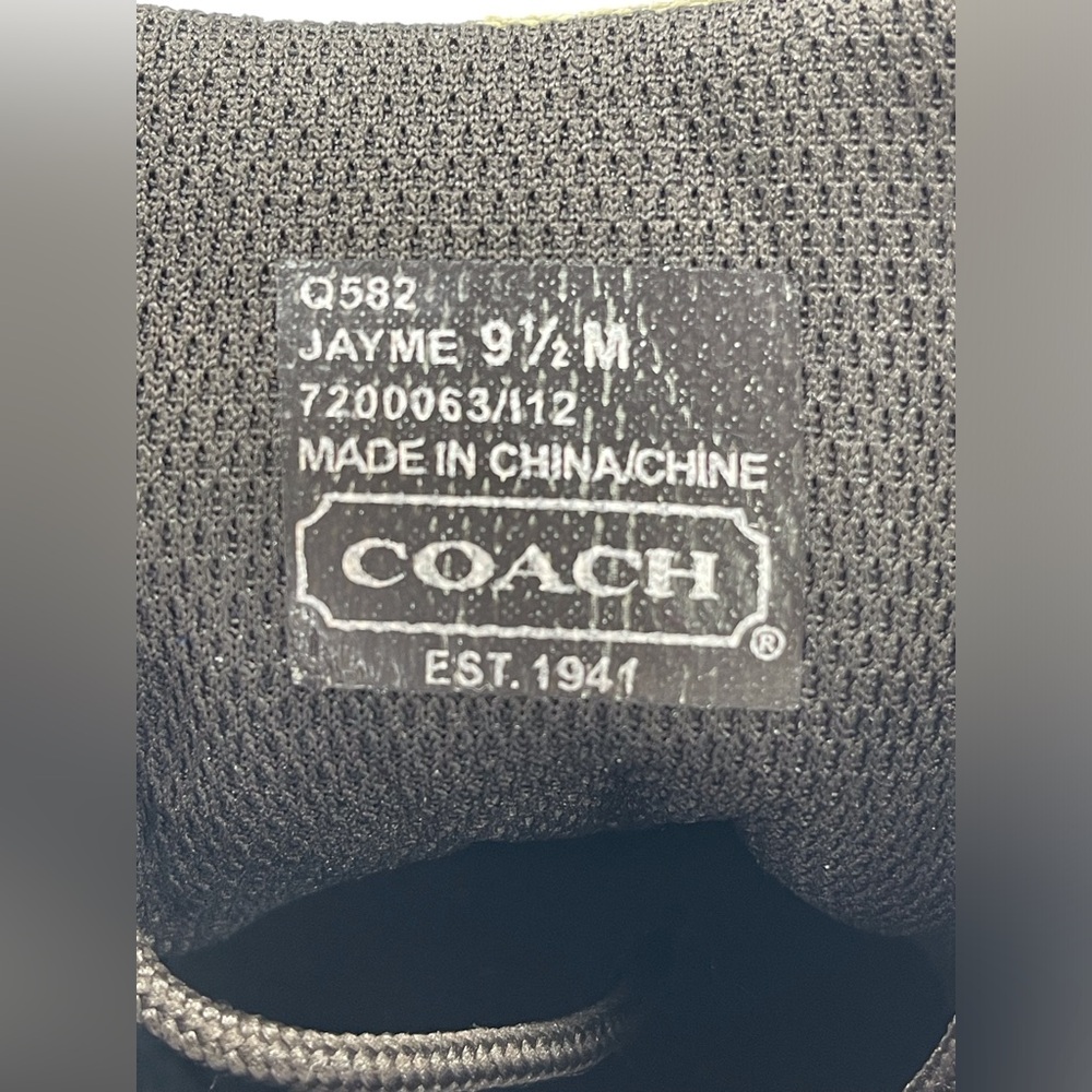 Coach Signature C Jayme Khaki Brown Sneakers, Size 9.5 Shoes - Picture 9 of 9